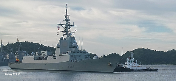 スペイン、イージス艦メンデス、ヌニェス写真